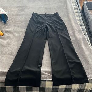 Elegant Black Women's Wide-Leg Pants